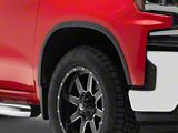 Fender Trim; Matte Black (19-24 Silverado 1500 w/o OE Fender Flares)