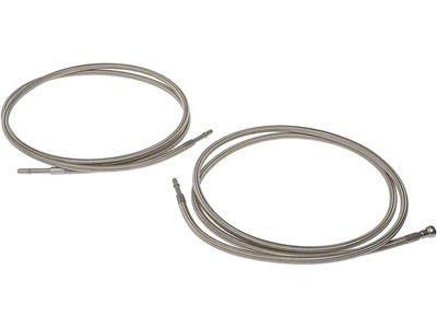 Flexible Stainless Steel Braided Fuel Line (04-06 5.3L, 6.0L Silverado 1500 Extended Cab w/ 8-Foot Long Box)