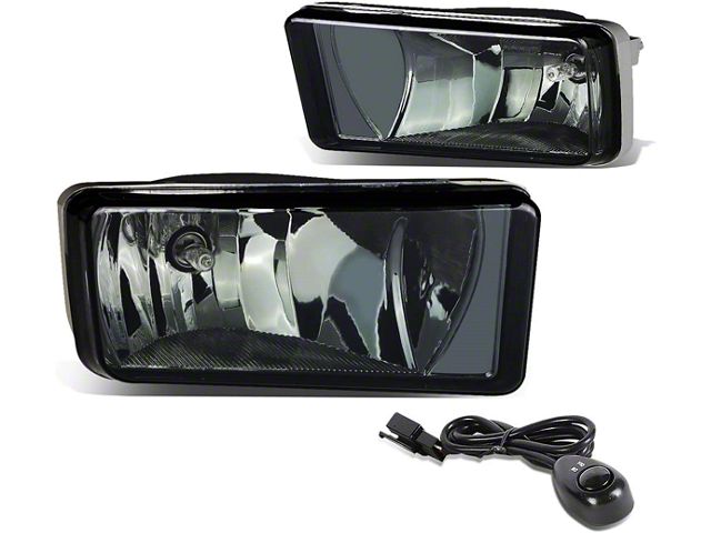 Fog Lights with Switch; Smoked (07-15 Silverado 1500)