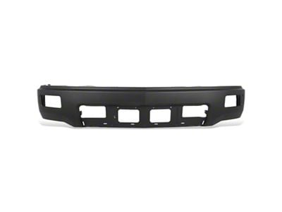 Front Bumper Cover with Fog Light Openings; Black (14-15 Silverado 1500)