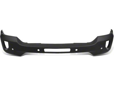 Front Bumper Cover with Fog Light Openings and Parking Sensor Holes; Black (16-18 Silverado 1500)