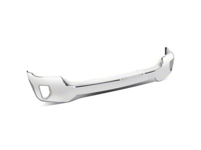 Front Bumper Cover with Fog Light Openings; Chrome (16-18 Silverado 1500)