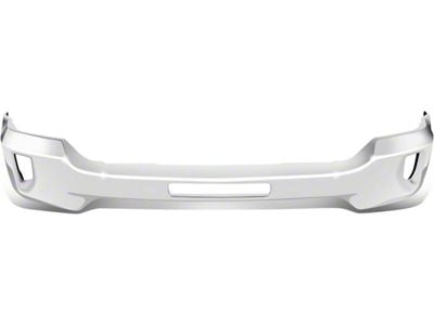 Front Bumper Cover with Fog Light Openings; Chrome (16-18 Silverado 1500)