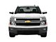 Front Bumper Cover without Fog Light Openings; Pre-Drilled for Front Parking Sensors; Paintable ABS (14-15 Silverado 1500)