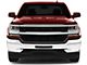 Front Bumper Cover without Fog Light Openings and Parking Sensors; Chrome (16-18 Silverado 1500)