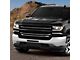 Front Bumper Cover without Fog Light Openings and Parking Sensors; Chrome (16-18 Silverado 1500)