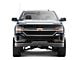 Front Bumper Face Bar with Fog Light Openings; Not Pre-Drilled for Backup Sensors; Black (16-18 Silverado 1500)