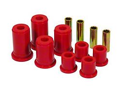 Front Control Arm Bushing Kit; Red (99-06 Silverado 1500)