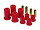 Front Control Arm Bushing Kit; Red (99-06 Silverado 1500)