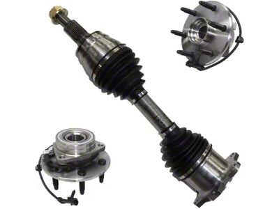 Front CV Axle with Wheel Hub Assemblies (99-06 Silverado 1500)