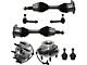 Front CV Axles with Lower Ball Joints, Wheel Hub Assemblies and Outer Tie Rods (99-06 4WD Silverado 1500)