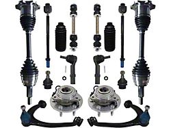 Front CV Axles with Wheel Hub Assemblies, Lower Ball Joints, Sway Bar Links and Tie Rods (07-13 4WD Silverado 1500)