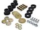 Front Differential Mount Bushing Set; Black (07-18 4WD Silverado 1500)