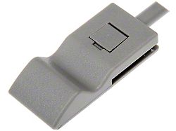 Front Door Lock Knob; Gray (07-13 Silverado 1500)