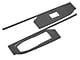 Front Door Switch Accent Trim; Raw Carbon Fiber (19-24 Silverado 1500)