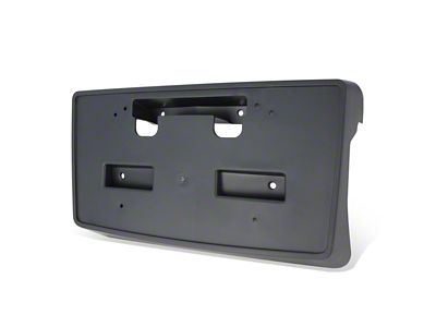 Front License Plate Mounting Bracket; Black (14-15 Silverado 1500)