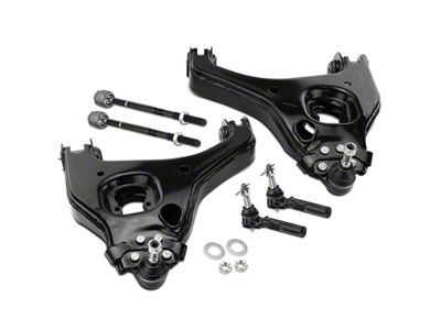 Front Lower Control Arm, Ball Joint and Tie Rod End Kit (99-06 2WD Silverado 1500 w/ Power Rack Steering)