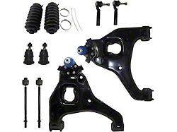 Front Lower Control Arms with Ball Joints and Tie Rods (99-06 2WD Silverado 1500 w/ Front Coil Springs)