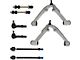 Front Lower Control Arms with Sway Bar Links and Tie Rods (07-13 Silverado 1500 w/ Stock Aluminum Lower Control Arms)