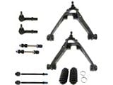 Front Lower Control Arms with Sway Bar Links and Tie Rods (07-13 Silverado 1500 w/ Stock Cast Iron Lower Control Arms)