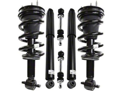 Front Strut and Spring Assemblies with Rear Shocks and Sway Bar Links (14-18 4WD Silverado 1500)