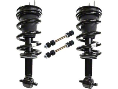 Front Strut and Spring Assemblies with Sway Bar Links (14-18 4WD Silverado 1500)