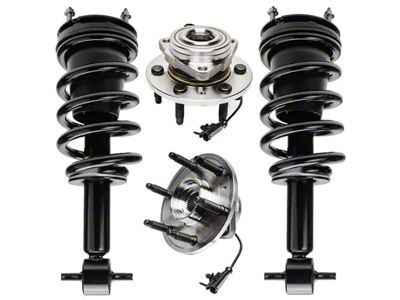 Front Strut and Spring Assemblies with Wheel Hub Assemblies (07-13 4WD Silverado 1500)