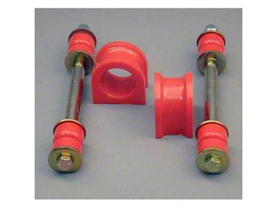 Front Sway Bar Bushing and End Link Kit; 36mm; Red (99-03 4WD Silverado 1500)