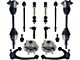 Front Upper Control Arms with CV Axles, Lower Ball Joints, Hub Assemblies, Sway Bar Links and Tie Rods (07-13 4WD Silverado 1500)