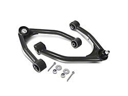 Front Upper Control Arms for 2 to 4-Inch Lift; Black (07-18 Silverado 1500 w/ Stock Cast or Stamped Steel Control Arms)