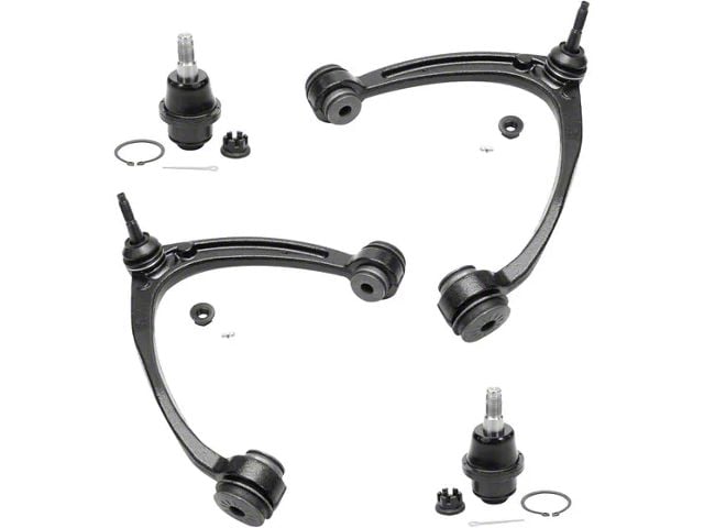 Front Upper Control Arms with Lower Ball Joints (07-13 Silverado 1500 w/ Aluminum Control Arms)
