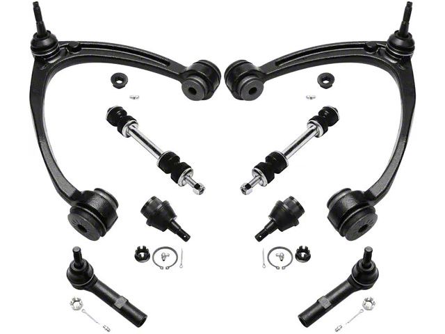 Front Upper Control Arms with Lower Ball Joints and Sway Bar Links (07-13 Silverado 1500)