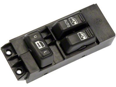 Front Window Switch 3-Button; Driver Side (00-02 Silverado 1500)