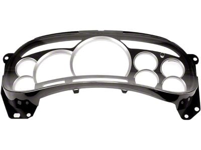 Instrument Cluster Lens Upgrade Kit; Satin (03-06 Silverado 1500 Extended Cab)