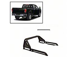 Gladiator Roll Bar with 40-Inch LED Light Bar; Black (01-25 Silverado 1500)