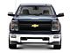 Diamond Mesh Upper Replacement Grille; Matte Black (14-15 Silverado 1500)