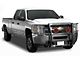 Grille Guard with 7-Inch Round LED Lights; Stainless Steel (14-18 Silverado 1500)