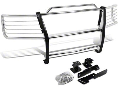 Grille Guard; Chrome (99-02 Silverado 1500)