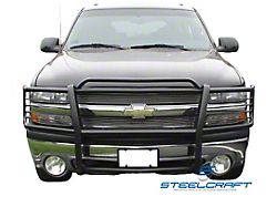 Grille Guard; Semi-Gloss Black (99-02 Silverado 1500)