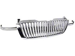 Grille; Vertical Billet Main; Chrome (03-05 Silverado 1500)