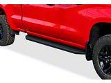 H-Style Running Boards; Black (19-24 Silverado 1500 Double Cab)