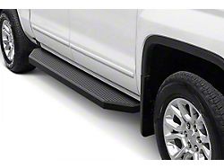 H-Style Running Boards; Black (19-24 Silverado 1500 Regular Cab)