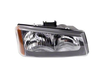 Headlights; Chrome Housing; Clear Lens (03-06 Silverado 1500)