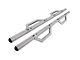 Hex Series Side Step Bars without Mounting Brackets; Silver (14-25 Silverado 1500 Crew Cab)