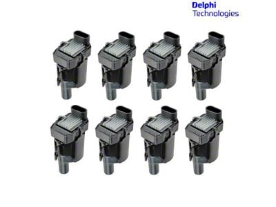 Ignition Coil Set; Round Style (99-06 V8 Silverado 1500)