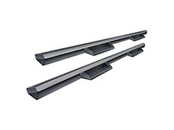 Impact Side Step Bars; Black (19-24 Silverado 1500 Double Cab)