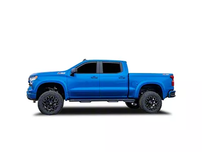 In-Channel Rain Guards; Front and Rear; Smoke (14-18 Silverado 1500 Double Cab)