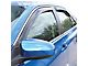 In-Channel Window Deflectors; Front and Rear; Matte Black (14-18 Silverado 1500 Double Cab)