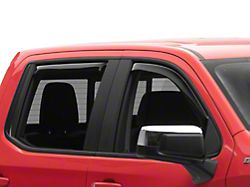 EGR In-Channel Window Visors; Front and Rear; Dark Smoke (19-25 Silverado 1500 Crew Cab)