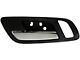 Interior Door Handle with Heated/Memory Seat Switch Hole; Black and Chrome; Front Driver Side (07-13 Silverado 1500)